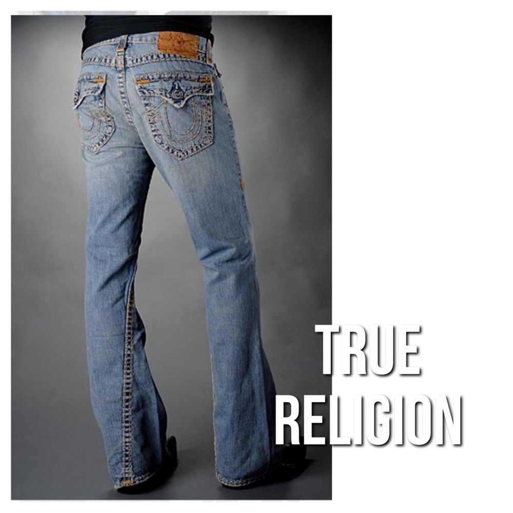 Men’s True Religion Vintage Joey Flare Jeans 36x34